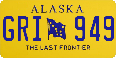 AK license plate GRI949
