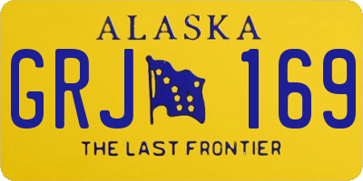 AK license plate GRJ169
