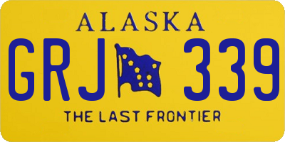 AK license plate GRJ339