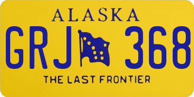 AK license plate GRJ368