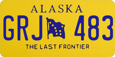 AK license plate GRJ483