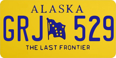 AK license plate GRJ529