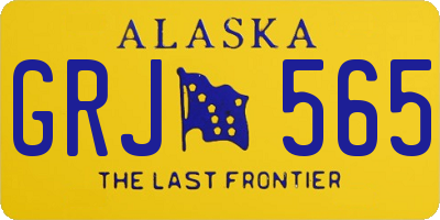 AK license plate GRJ565