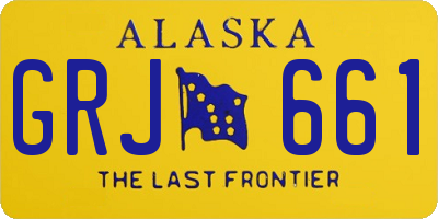 AK license plate GRJ661