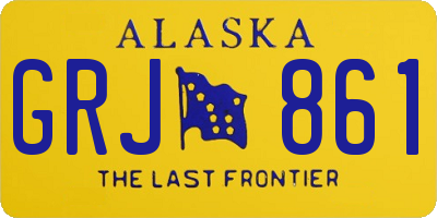 AK license plate GRJ861