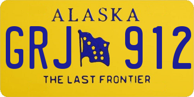 AK license plate GRJ912