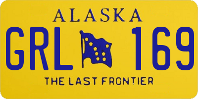 AK license plate GRL169