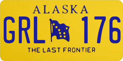 AK license plate GRL176