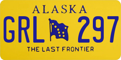 AK license plate GRL297