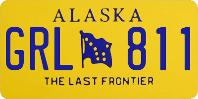 AK license plate GRL811