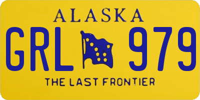 AK license plate GRL979
