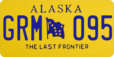 AK license plate GRM095