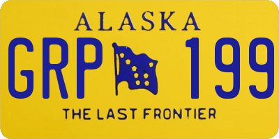 AK license plate GRP199