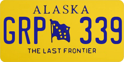 AK license plate GRP339
