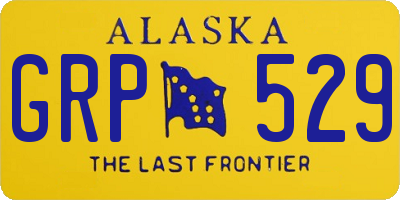 AK license plate GRP529