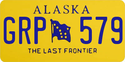 AK license plate GRP579