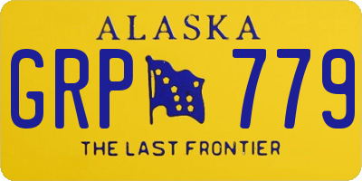 AK license plate GRP779