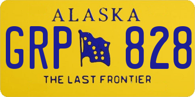 AK license plate GRP828