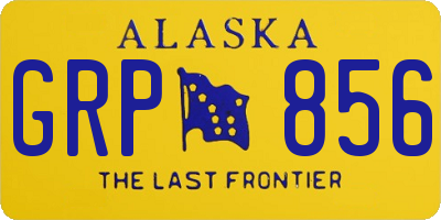 AK license plate GRP856