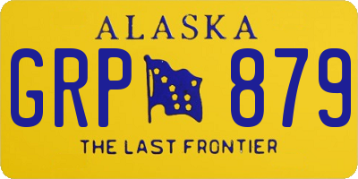 AK license plate GRP879