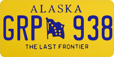 AK license plate GRP938