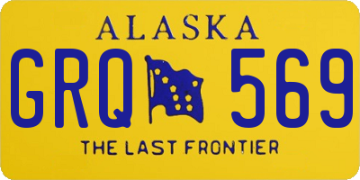 AK license plate GRQ569