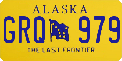 AK license plate GRQ979