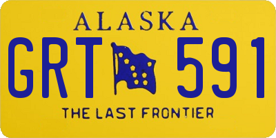 AK license plate GRT591