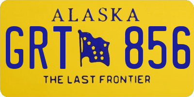 AK license plate GRT856