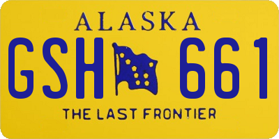 AK license plate GSH661