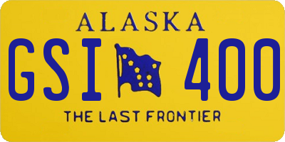 AK license plate GSI400