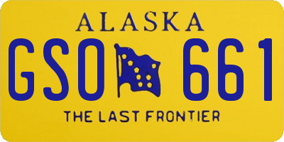 AK license plate GSO661