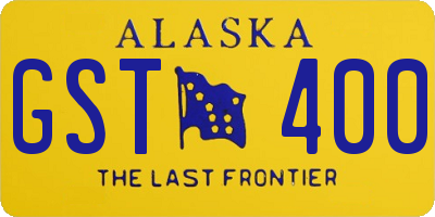 AK license plate GST400
