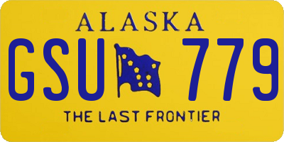 AK license plate GSU779
