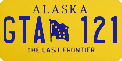 AK license plate GTA121