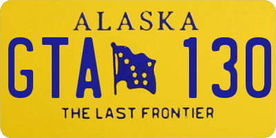 AK license plate GTA130