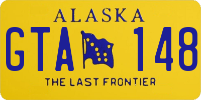 AK license plate GTA148