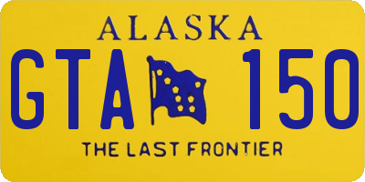 AK license plate GTA150
