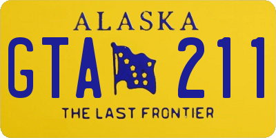 AK license plate GTA211