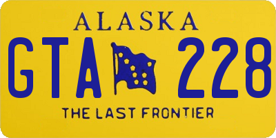 AK license plate GTA228