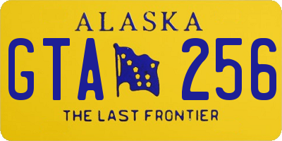 AK license plate GTA256