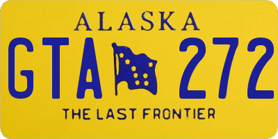 AK license plate GTA272