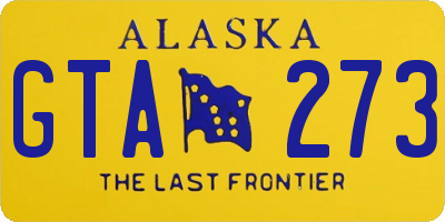 AK license plate GTA273