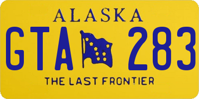 AK license plate GTA283