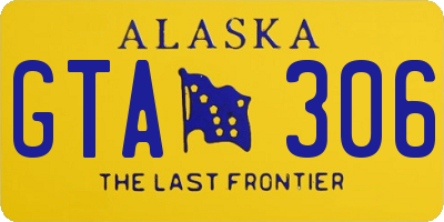 AK license plate GTA306