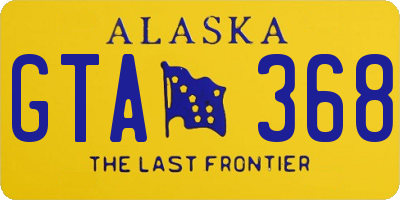 AK license plate GTA368