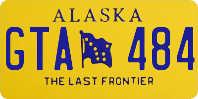 AK license plate GTA484