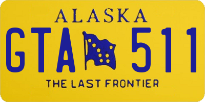 AK license plate GTA511