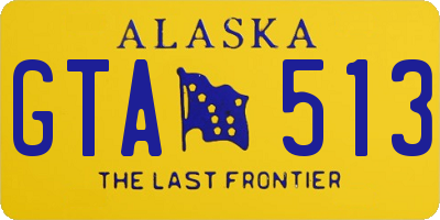 AK license plate GTA513