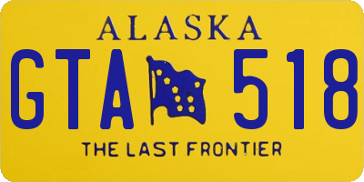 AK license plate GTA518
